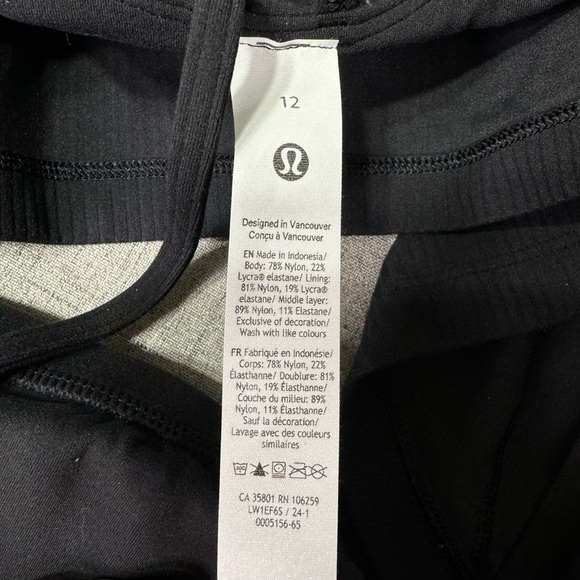 Lululemon Align Strappy Back Tank Top Black 10 12 Nwt - Picture 6 of 8